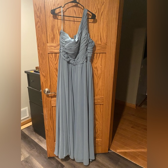 Kennedy Blue Dresses Kennedy Blue Deep Sea Single Strap Chevon